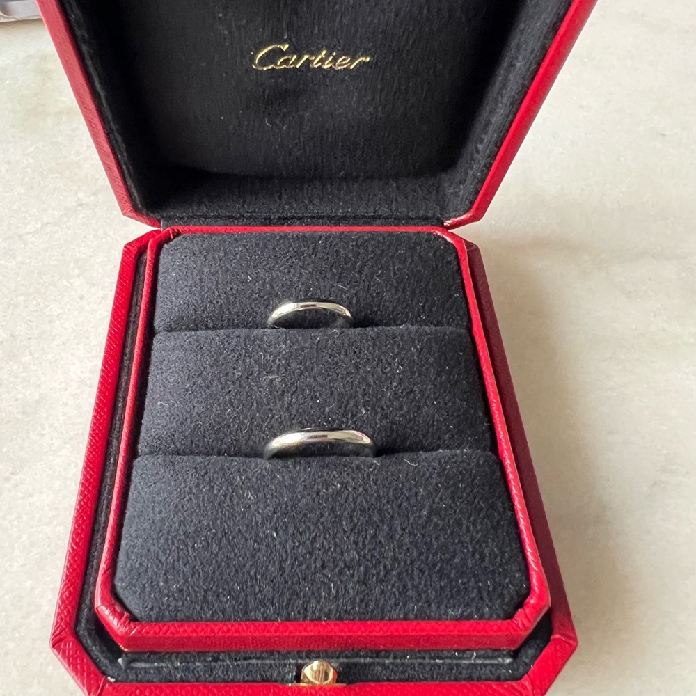 Cartier Ring Set - Platinum